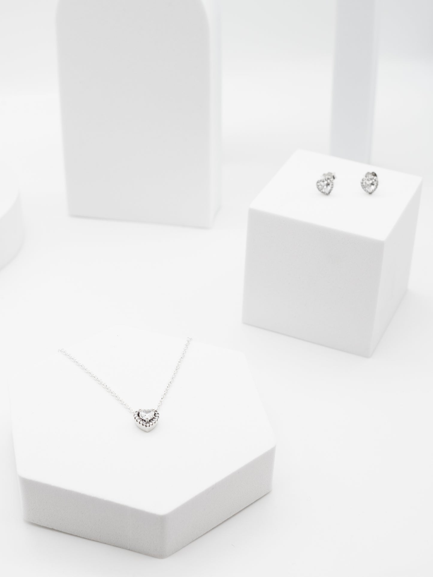 Cadena Corazon Blanco