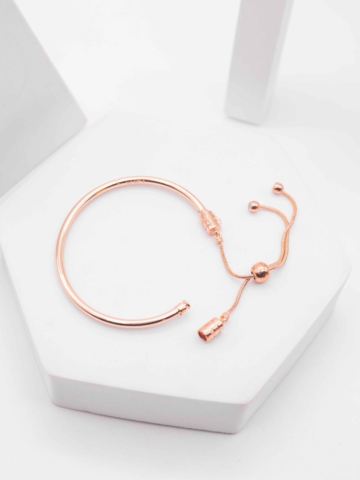 Pulsera Pandora Clásica Ajustable Rose Gold