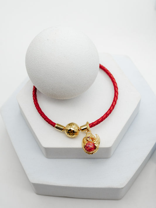 Pulsera Pandora Red Leather