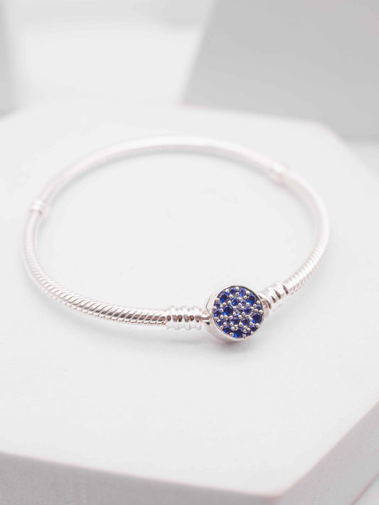 Pulsera Pandora Moments Cierre Azul Brillante